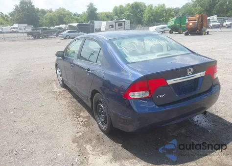 2009 Honda Civic Lx из США, поврежденный, VIN 19XFA16579E007645